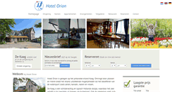Desktop Screenshot of hotelorion.nl