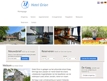 Tablet Screenshot of hotelorion.nl